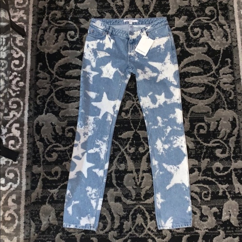 Givenchy Star Bleached Denim Jeans - Picture 4 of 13